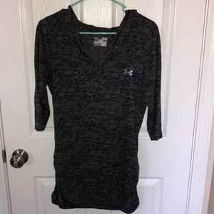 Under Armour 3/4 Sleeve Tunic Scrunched Sides